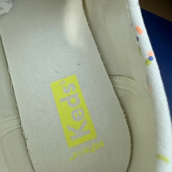 Keds Breezie Confetti Canvas Sneakers White - Picture 8 of 13